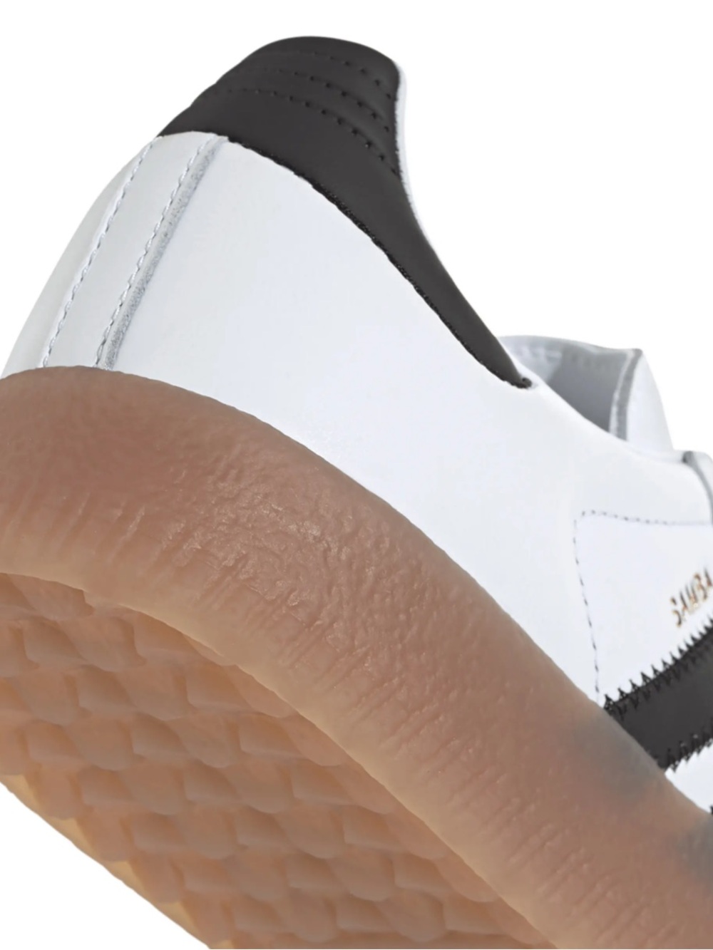 NEW adidas Samba Sneaker in White Core Black Gold Met - Picture 8 of 13